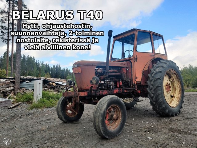 Belarus T40 traktori - VIDEO, kuva 1