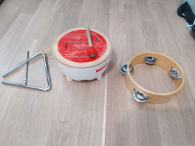 Soittimia lapselle, rumpu, triangeli ja tamburiini, Lelut ja pelit, Lastentarvikkeet ja lelut, Tampere, Tori.fi Soittimia lapselle, rumpu, triangeli ja tamburiini, Lelut ja pelit, Lastentarvikkeet ja lelut, Tampere, Tori.fi