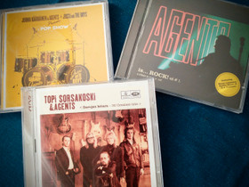 Kolme Agents CD-levy, Musiikki CD, DVD ja nitteet, Musiikki ja soittimet, Helsinki, Tori.fi