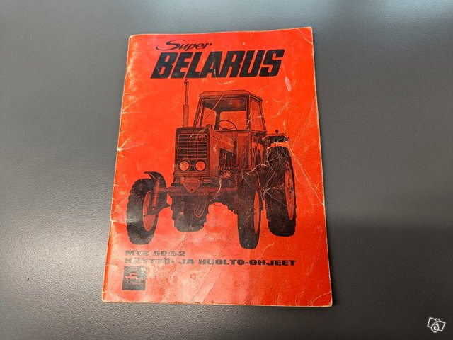 Belarus Super 50 ja 52 traktorin ohjekirja 1