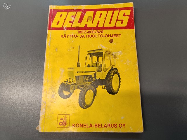 Belarus MTZ-800 ja 820 traktorin ohjekirja 1