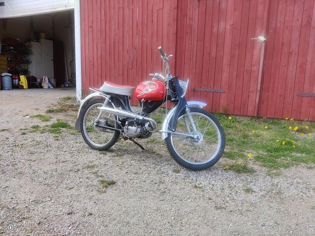 Entisöity Tunturi Sport mopedi -64 4