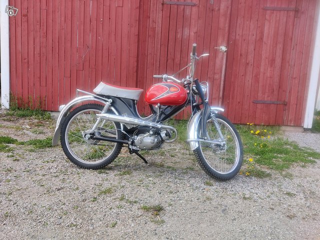 Entisöity Tunturi Sport mopedi -64, kuva 1