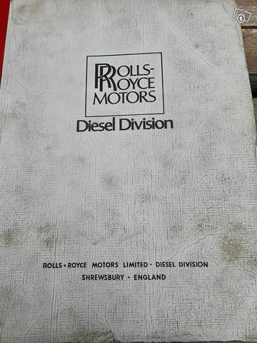 Rolls Royce Motors varaosakirja, kuva 1