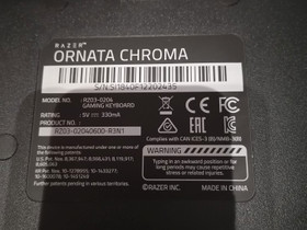 Razer Ornata chroma, Oheislaitteet, Tietokoneet ja lisälaitteet, Turku, Tori.fi Razer Ornata chroma, Oheislaitteet, Tietokoneet ja lisälaitteet, Turku, Tori.fi