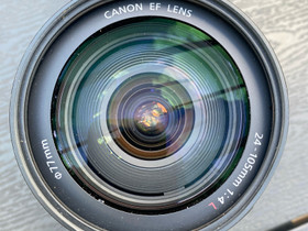Canon EF 24-105mm f4 L IS USM, Objektiivit, Kamerat ja valokuvaus, Jyväskylä, Tori.fi