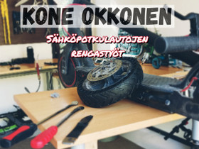 Rengastyöt sähköpotkulautoihin, Palvelut, Oulu, Tori.fi Rengastyöt sähköpotkulautoihin, Palvelut, Oulu, Tori.fi