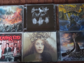 Metalli- / rockmusiikkia, Musiikki CD, DVD ja äänitteet, Musiikki ja soittimet, Iisalmi, Tori.fi