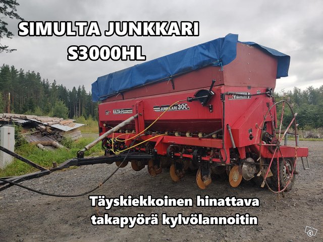 Simulta Junkkari S3000HL kylvinkone - VIDEO 1