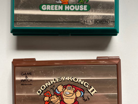 Donkey Kong II & Green House by Nintendo, Pelikonsolit ja pelaaminen, Viihde-elektroniikka, Kaarina, Tori.fi