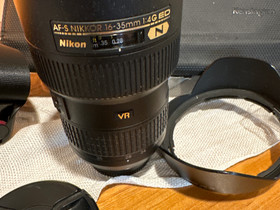 Nikon 16-35mm f4 laajakulmazoom, Objektiivit, Kamerat ja valokuvaus, Kontiolahti, Tori.fi
