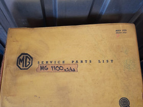 MG 1100 varaosakirja, Harrastekirjat, Kirjat ja lehdet, Kokkola, Tori.fi MG 1100 varaosakirja, Harrastekirjat, Kirjat ja lehdet, Kokkola, Tori.fi