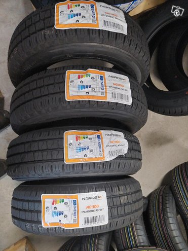 Sarja uusia 175/65r14"C nordexx kesrenkaita