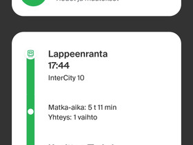 Lappeenranta-Turku 28.8 klo 17:44 lähtevä, Matkat, risteilyt ja lentoliput, Matkat ja liput, Turku, Tori.fi Lappeenranta-Turku 28.8 klo 17:44 lähtevä, Matkat, risteilyt ja lentoliput, Matkat ja liput, Turku, Tori.fi