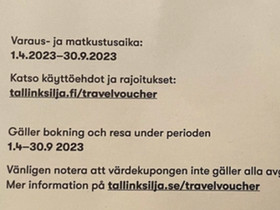 Tallink/Silja Line alennuskuponki, Matkat, risteilyt ja lentoliput, Matkat ja liput, Raisio, Tori.fi