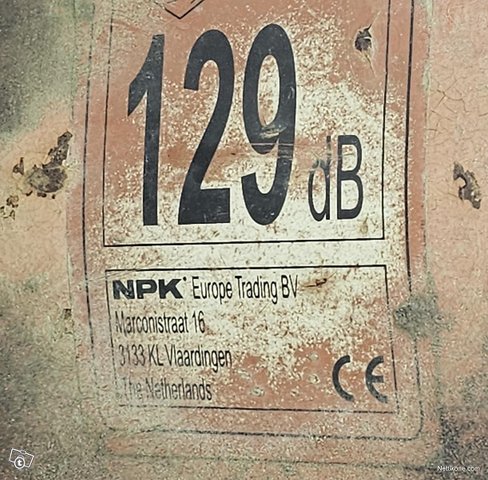 NPK E-210 C Iskuvasara NTP10 Kiinnikkeellä 8