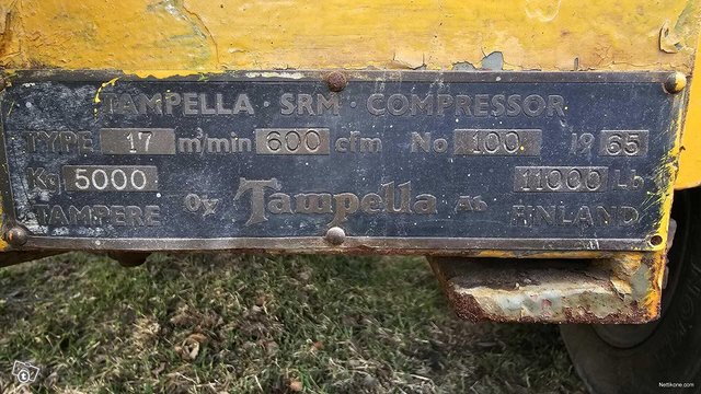 Tampella Kompressori 17m3/min 11
