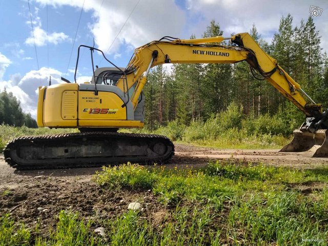 New Holland E 135 SR-1ES + Kallistaja Ja Indexator 6