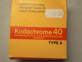Kodachrome Super 8 Film Kasetti Type A, Valokuvaustarvikkeet, Kamerat ja valokuvaus, Hyvinkää, Tori.fi Kodachrome Super 8 Film Kasetti Type A, Valokuvaustarvikkeet, Kamerat ja valokuvaus, Hyvinkää, Tori.fi