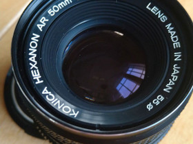 Konica Hexanon AR 50/1.7, Objektiivit, Kamerat ja valokuvaus, Vaasa, Tori.fi Konica Hexanon AR 50/1.7, Objektiivit, Kamerat ja valokuvaus, Vaasa, Tori.fi