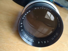 Sun Tele YS-200 200mm/3.9, Objektiivit, Kamerat ja valokuvaus, Vaasa, Tori.fi Sun Tele YS-200 200mm/3.9, Objektiivit, Kamerat ja valokuvaus, Vaasa, Tori.fi
