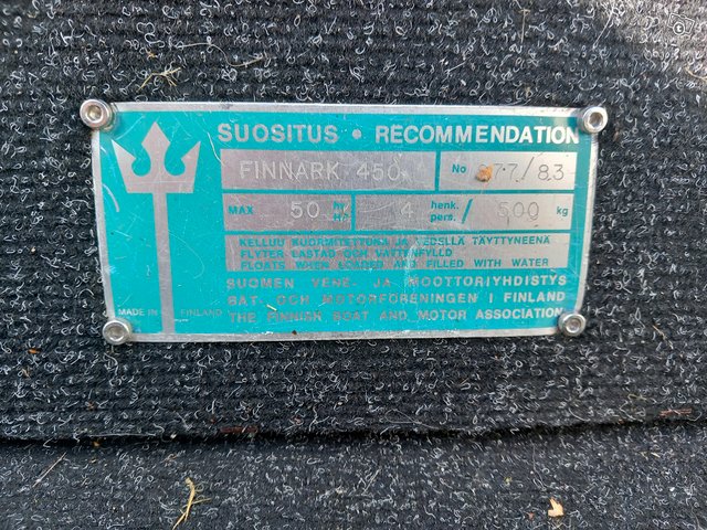 Finnark 450 + Yamaha 40hv 16
