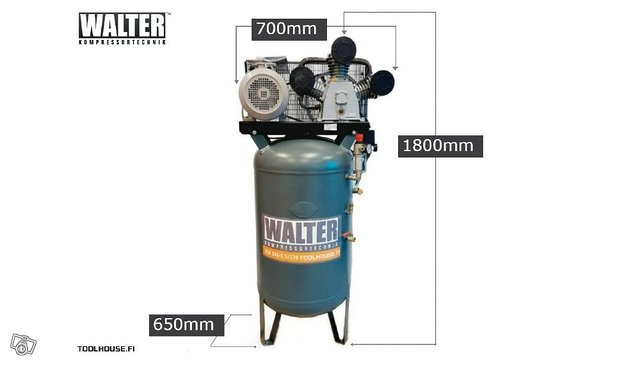 Walter kompressori 5,5kw 880 / 740 L, kuva 1