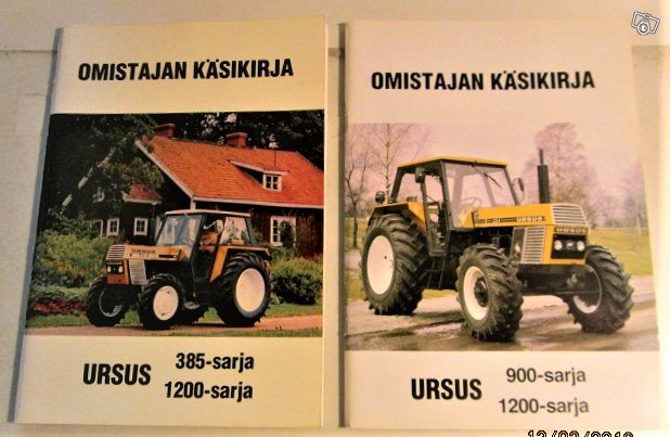 Ursus traktorien käyttöohje ja huoltokirjoja 2