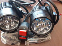 Tehokkaat Led pivvalot/sumuvalot moottoripyrn