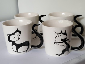 Muki 4kpl kettu ja kissa, Kahvikupit, mukit ja lasit, Keittiötarvikkeet ja astiat, Taipalsaari, Tori.fi Muki 4kpl kettu ja kissa, Kahvikupit, mukit ja lasit, Keittiötarvikkeet ja astiat, Taipalsaari, Tori.fi