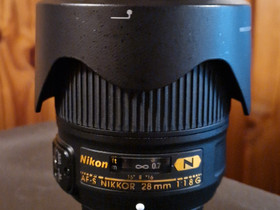 Nikon af-s nikkor 28mm f/1.8g, Objektiivit, Kamerat ja valokuvaus, Jyväskylä, Tori.fi Nikon af-s nikkor 28mm f/1.8g, Objektiivit, Kamerat ja valokuvaus, Jyväskylä, Tori.fi