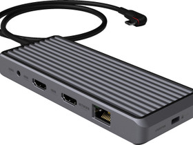 Unisynk 10-porttinen USB-C hubi (harmaa), Muu tietotekniikka, Tietokoneet ja lisälaitteet, Tornio, Tori.fi Unisynk 10-porttinen USB-C hubi (harmaa), Muu tietotekniikka, Tietokoneet ja lisälaitteet, Tornio, Tori.fi