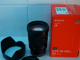 Sony E 18-105mm f/4 E PZ OSS -objektiivi, Objektiivit, Kamerat ja valokuvaus, Taivalkoski, Tori.fi