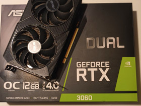 ASUS Dual MINI RTX 3060 V2 12GB, Komponentit, Tietokoneet ja lisälaitteet, Oulu, Tori.fi ASUS Dual MINI RTX 3060 V2 12GB, Komponentit, Tietokoneet ja lisälaitteet, Oulu, Tori.fi