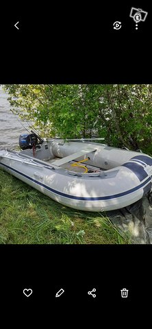 Tohatsu 6hp ja kumivene, kuva 1