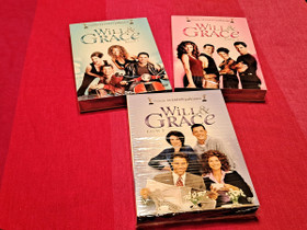 Will and Grace kaudet 1-3 DVD, Elokuvat, Turku, Tori.fi