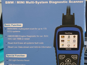 Nexas NexDiag ND601 BMW / MINI ODB diag scanner, Lisävarusteet ja autotarvikkeet, Auton varaosat ja tarvikkeet, Kuopio, Tori.fi Nexas NexDiag ND601 BMW / MINI ODB diag scanner, Lisävarusteet ja autotarvikkeet, Auton varaosat ja tarvikkeet, Kuopio, Tori.fi