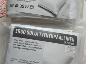 Ergo soija tyynynpäälliset, Matot ja tekstiilit, Sisustus ja huonekalut, Harjavalta, Tori.fi