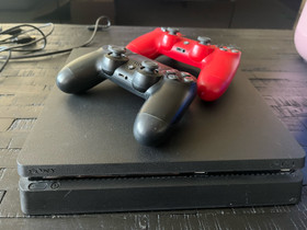 PS4 Slim + 2 ohjainta + pelejä, Pelikonsolit ja pelaaminen, Viihde-elektroniikka, Rauma, Tori.fi PS4 Slim + 2 ohjainta + pelejä, Pelikonsolit ja pelaaminen, Viihde-elektroniikka, Rauma, Tori.fi