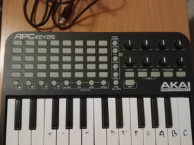 Akai key 25, Pianot, urut ja koskettimet, Musiikki ja soittimet, Kauhajoki, Tori.fi Akai key 25, Pianot, urut ja koskettimet, Musiikki ja soittimet, Kauhajoki, Tori.fi