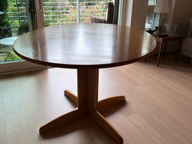 Lakattu koivupöytä 124x102x73cm, jatko 102x40cm, Pöydät ja tuolit, Sisustus ja huonekalut, Espoo, Tori.fi