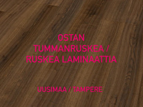 Laminaatti ruskea/tummanruskea, Ikkunat, ovet ja lattiat, Rakennustarvikkeet ja työkalut, Helsinki, Tori.fi