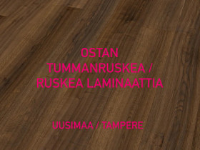 Laminaatti ruskea/tummanruskea, Ikkunat, ovet ja lattiat, Rakennustarvikkeet ja työkalut, Helsinki, Tori.fi Laminaatti ruskea/tummanruskea, Ikkunat, ovet ja lattiat, Rakennustarvikkeet ja työkalut, Helsinki, Tori.fi
