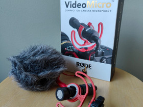 Rode VideoMicro -videomikrofoni, Valokuvaustarvikkeet, Kamerat ja valokuvaus, Turku, Tori.fi Rode VideoMicro -videomikrofoni, Valokuvaustarvikkeet, Kamerat ja valokuvaus, Turku, Tori.fi