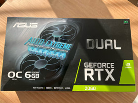 Asus GeForce DUAL RTX2060-O6G-EVO, Komponentit, Tietokoneet ja lisälaitteet, Kuopio, Tori.fi