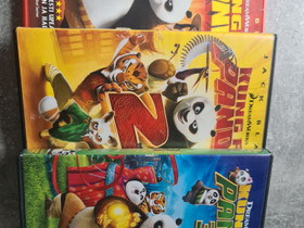 Kung fu panda 1, 2 ja 3, Elokuvat, Vaasa, Tori.fi