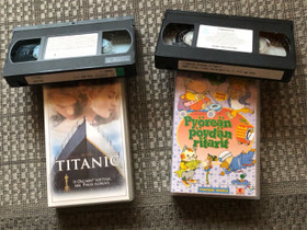 VHS-kasetit Titanic ja lasten piirretty, Elokuvat, Järvenpää, Tori.fi