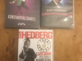 Sami Hedbergin 3 stand-up dvd:tä yht. 9e, Elokuvat, Espoo, Tori.fi