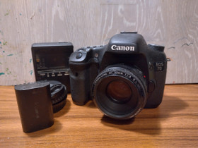 Canon EOS 7D + Canon EF 50mm 1.8 II(myös vaihtoja), Kamerat, Kamerat ja valokuvaus, Lappeenranta, Tori.fi