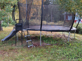 FALK trampoliini 4,26 m + ADRENALIN ADVANCED liuku, Muu urheilu ja ulkoilu, Urheilu ja ulkoilu, Lieto, Tori.fi